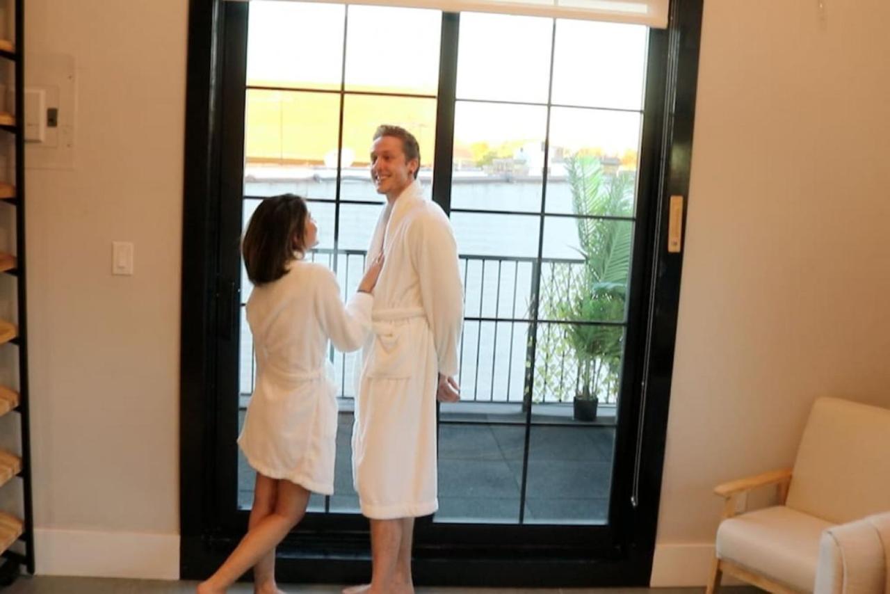 Nyc Skyline Views, Sauna & Rooftop - Romantic Escape At "Brooklyn Bay Lofts" New York Exterior foto